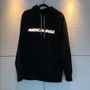 American Eagle Flex Hoodie Size XXL Black